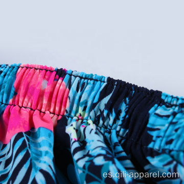 Pantalones cortos de playa de nailon para nadar para mujer